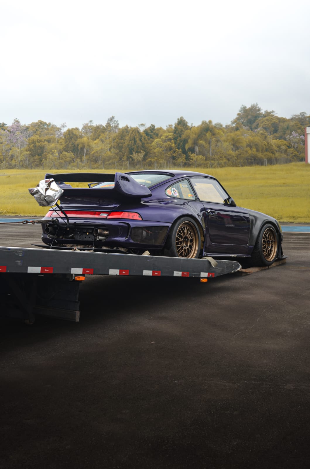 A lendária Porsche 911 Roxa do Alejandro